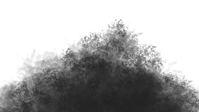 Abstract dark mountain peak with frosty texture