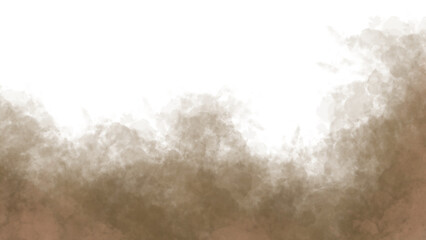 Abstract dark background with wispy brown and tan textures
