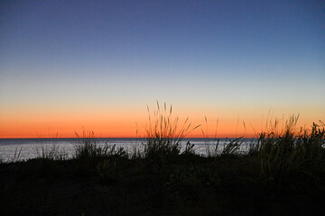 Dunes in Calm at Sunset