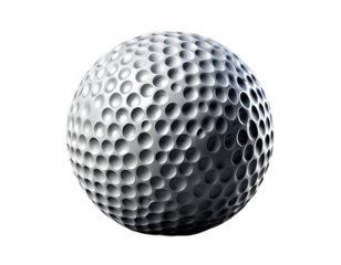 golf ball isolated on white
