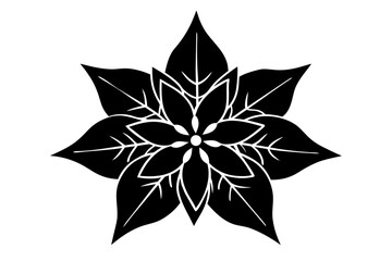 black and white flowers