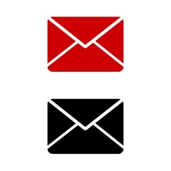 set of envelopes, mail icon