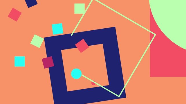 4K Colorful Geometrical Abstract Animated Background | 4K geometric abstract animation | colorful polygon shapes | dynamic motion design | seamless looping | vibrant digital background
