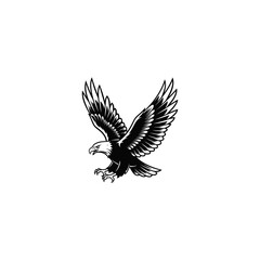Engraving of a Eagle.