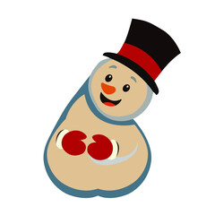 Santa snowman
