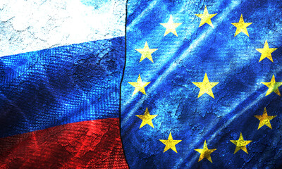 Russia vs eu europa flag politic government russian eu crisis conflict european war union country economy business national ukraine trade crisis russia import export logistic partnership energy fuel