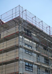 Baustelle in Frankfurt