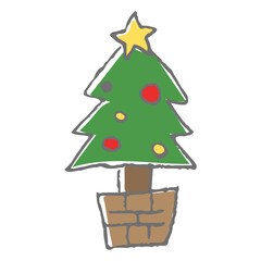 クリスマス　小物　クリスマスツリー

