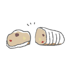 クリスマス　小物　シュトーレン
　
