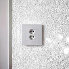 light switch on wall