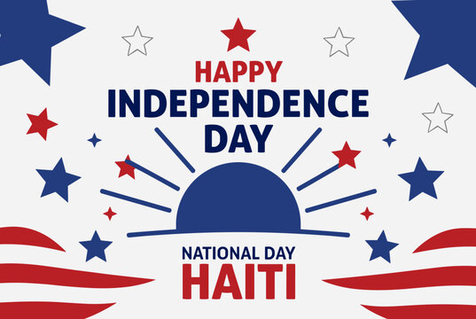 Haiti Independence Day celebration background vector 
 - Powered by Adobe