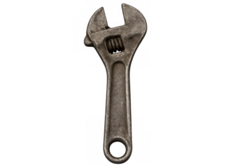 Adjustable pipe wrench, a versatile hand tool for repair, plumbing, mechanics, and diy projects, on transparent background