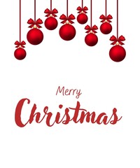 Merry Christmas card,christmas illustration isolated on white background 