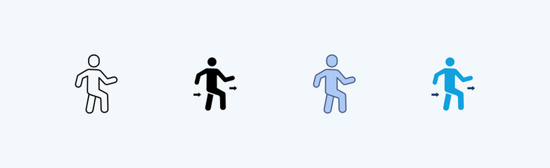 Mobility Aid Multiple Icon Illustration Vector