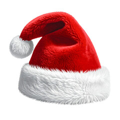 Santa hat red Christmas accessory transparent background