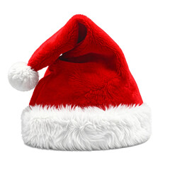 Santa hat red Christmas accessory transparent background