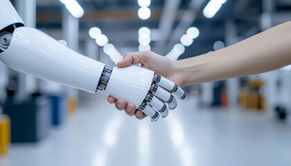 Human and AI Robot Interaction — Collaborative Human-Machine Partnership Visualization