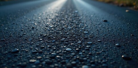Dark grey asphalt, smooth texture, road surface, background, asphalt road, seamless texture