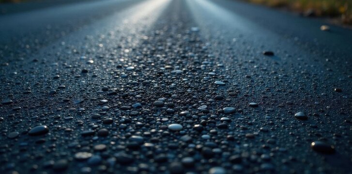 Dark grey asphalt, smooth texture, road surface, background, asphalt road, seamless texture