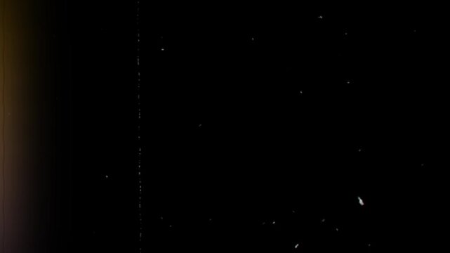Old film tape defects overlay 4K, old damaged tape