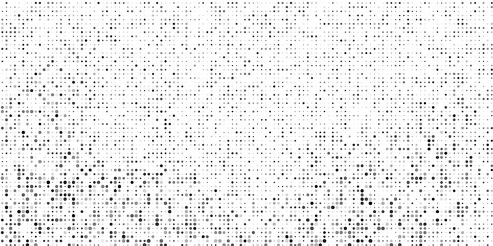Dynamic Black and White Halftone Dots Background for Pop Art Designs