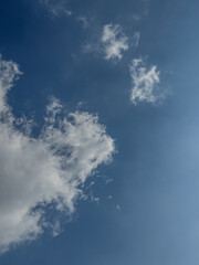 blue sky with clouds