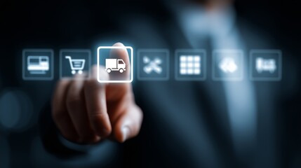 Interactive Touchscreen Interface for Logistics and Delivery Services: A Modern Solution for Efficient Supply Chain Management