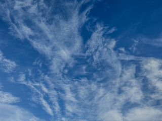 blue sky with clouds