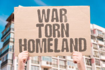 "War Torn Homeland" Refugees avoid dangerous territories choosing safer host countries. WAR. REFUGEE. DANGEROUS. SAFE. TERRITORY.