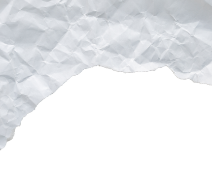 Empty torn paper frame isolated on transparent background, ripped crumpled page sheet with blank space for message, old note piece edge strip, back to school design, scrap business study idea concept