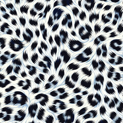 Abstract flowing animal skin design featuring a stylized wild fur texture. A seamless and elegant pattern for modern backgrounds