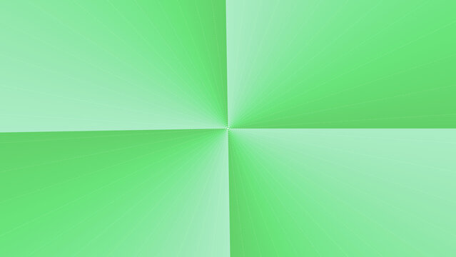 Abstract geometric pattern of faintly shaded green squares meeting at a central point