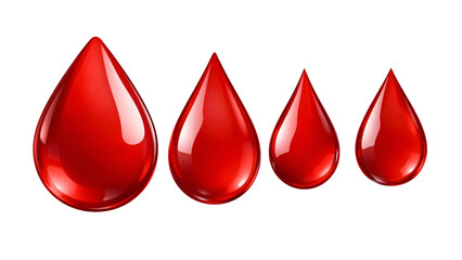 Obraz premium Blood drop vector