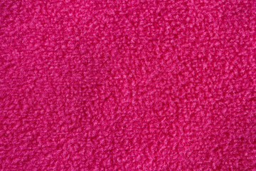 pink fleece fabric warm soft textile background