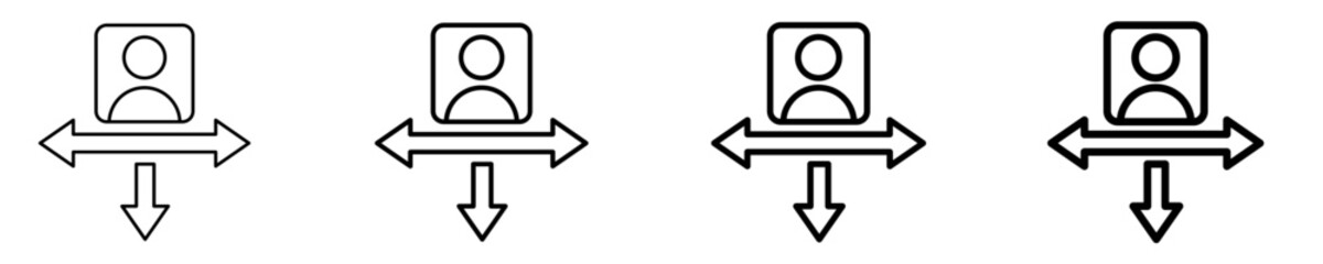 Guidance Icon Set Different Style Collection