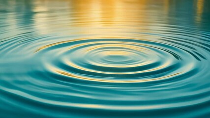 Tranquil water ripples reflecting soft colors for serene nature backgrounds and calming imagery