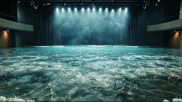 stage spotlight on stage