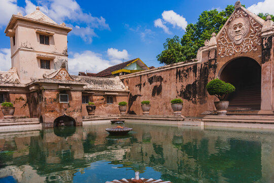 Tamansari Water Castle, Yogyakarta Indonesia. The location is inside the Palace of Yogyakarta. Beautiful place for vacation in Yogyakarta.