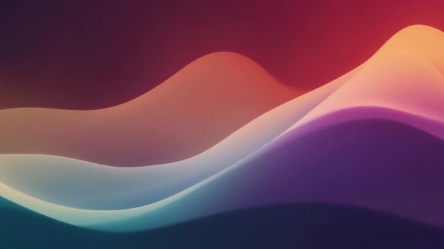 Abstract colorful wave background featuring a vector design with blue and orange wavy lines in a creative motion pattern for business wallpaper