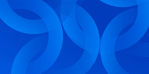 Blue gradient abstract circle shape background vector design
