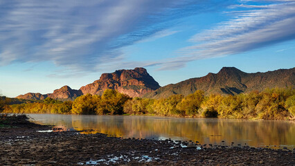 Salt River in Arizona 