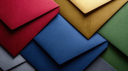 Medium shot of a closeup on customized loyalty mailers showcasing different levels of rewards and exclusive offers