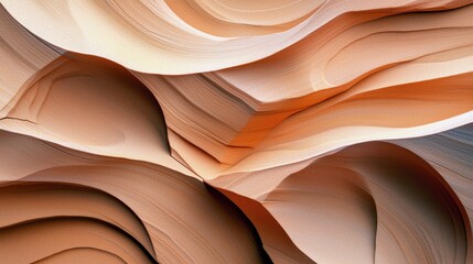 An abstract image of a sandstone formation with flowing lines and warm, earthy tones. The textured surface creates a sense of depth and natural beauty.