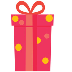 Red gift box with golden bow, perfect for luxury, dramatic, or holiday-themed marketing and event visuals.