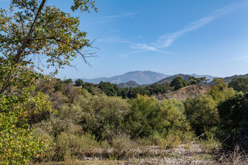 Obraz premium Malibu Creek State Park, Santa Monica Mountains National Recreation Area. Los Angeles County, California