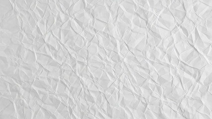 Obraz premium White Crumpled Paper Texture Background