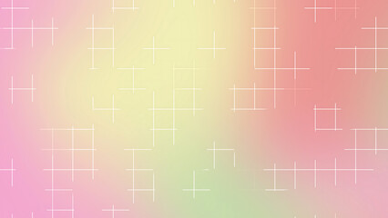 Spring Pastel Grid Line Background with Soft Gradient Abstract Minimal Design