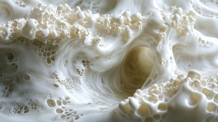 Fototapeta premium Abstract Flowing Creamy Substance