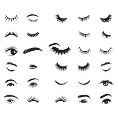 Eyelashes svg, Makeup svg, Lashes svg