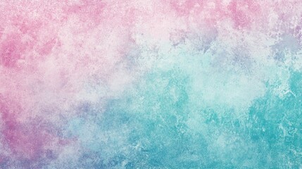 Fototapeta premium Soft pastel watercolor texture with blended pink and teal hues